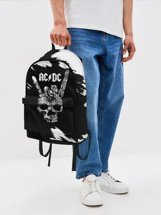 Рюкзак джинсовый / AC/DC