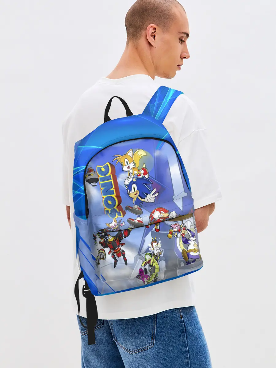 Рюкзак джинсовый / Sonic