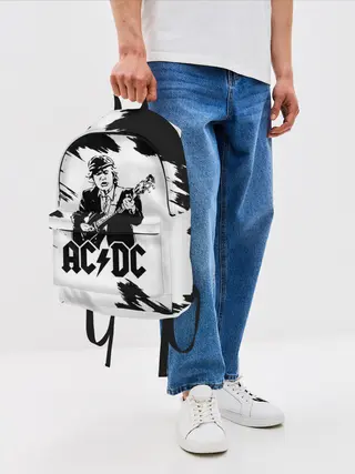 Рюкзак джинсовый / AC/DC