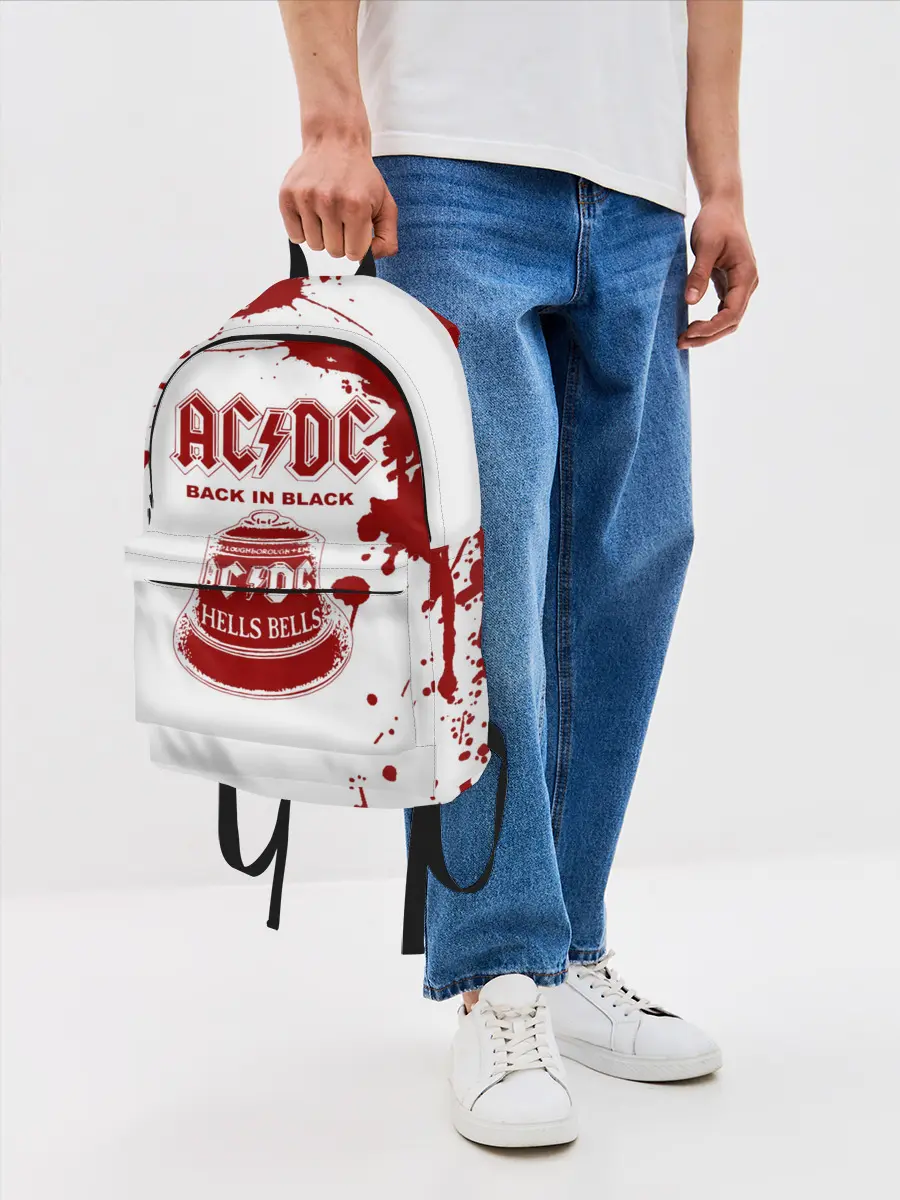 Рюкзак джинсовый / AC/DC Back in Black