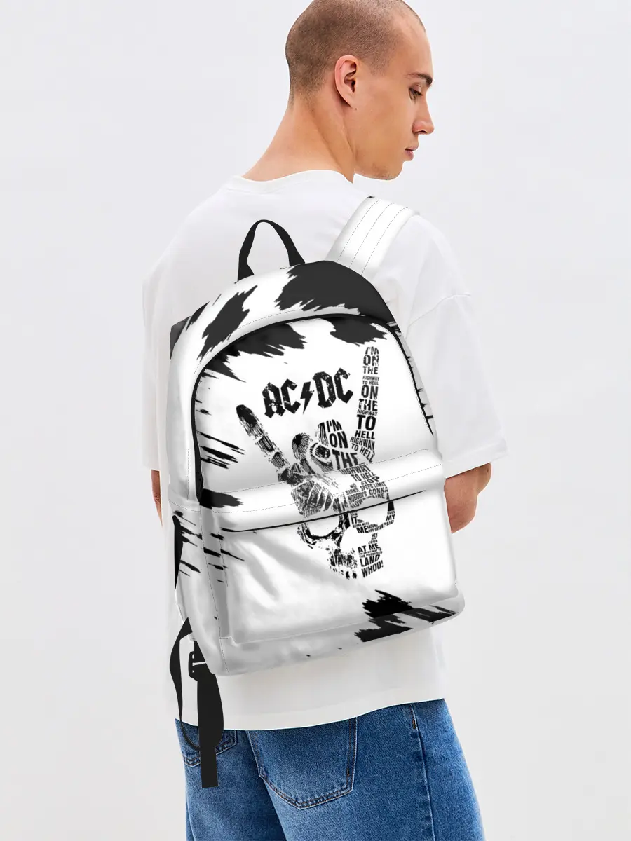Рюкзак джинсовый / AC/DC