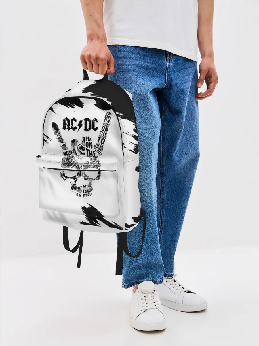 Рюкзак джинсовый / AC/DC