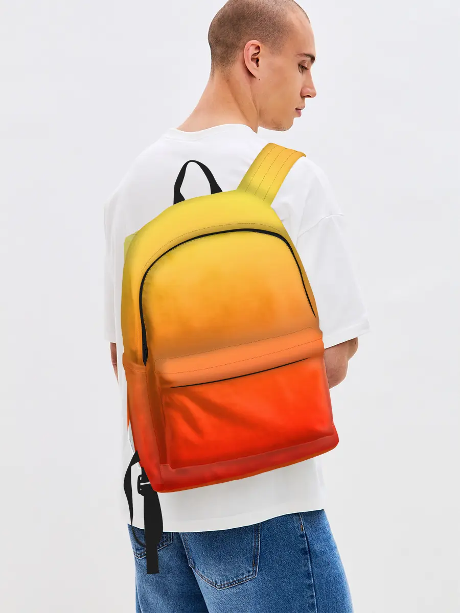 Рюкзак джинсовый / Оранж