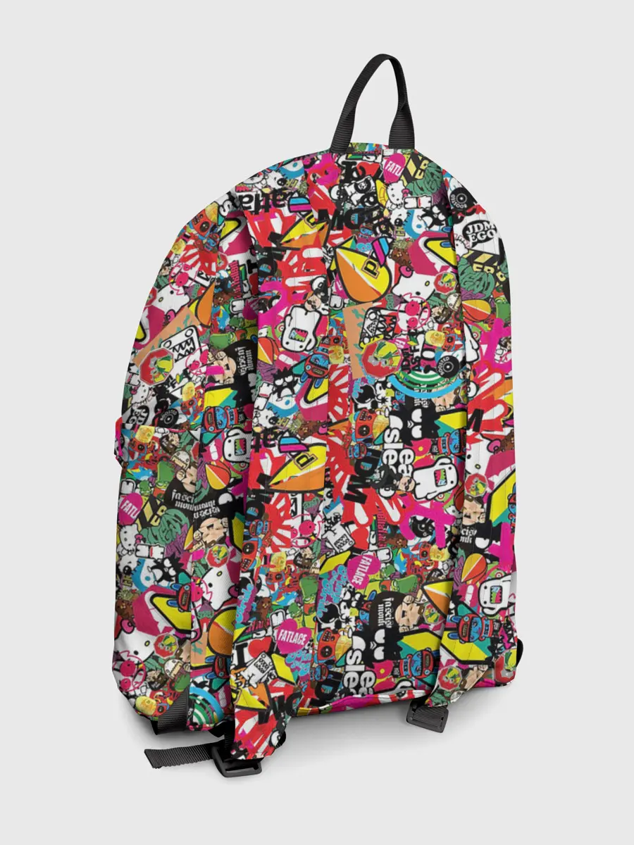 Рюкзак джинсовый / Стикеры