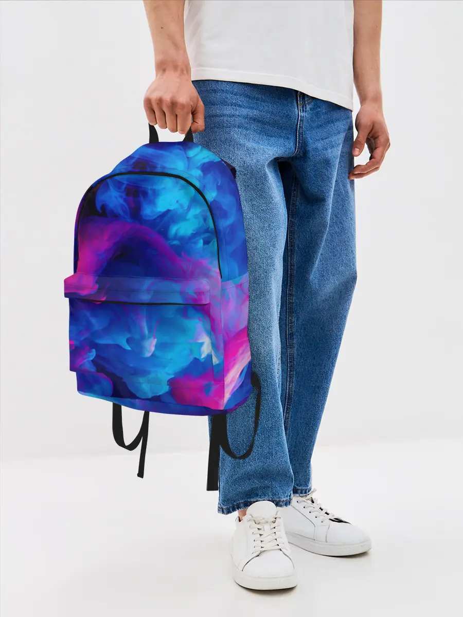 Рюкзак джинсовый / НЕОНОВЫЙ ДЫМ