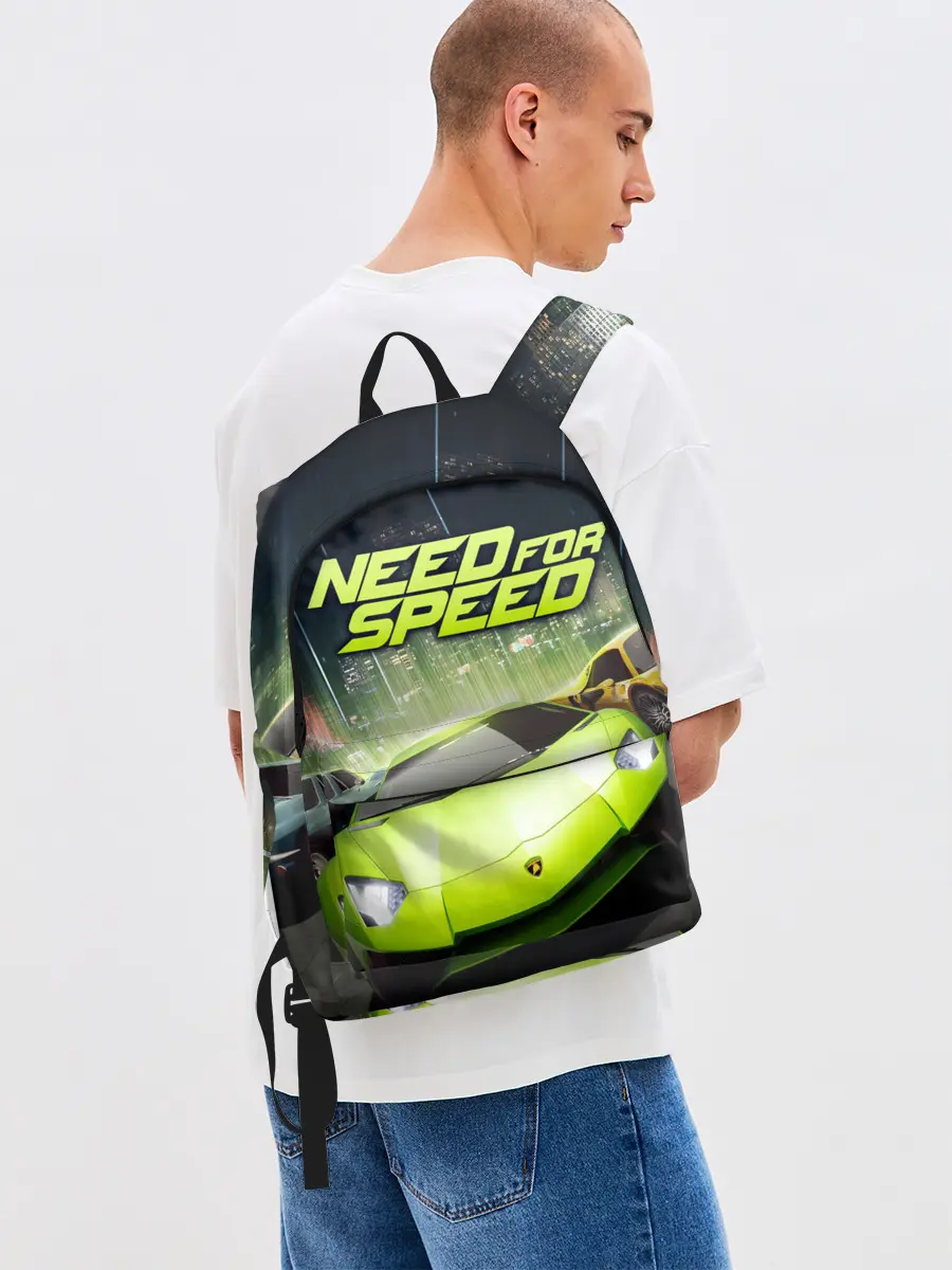 Рюкзак джинсовый / Need for Speed