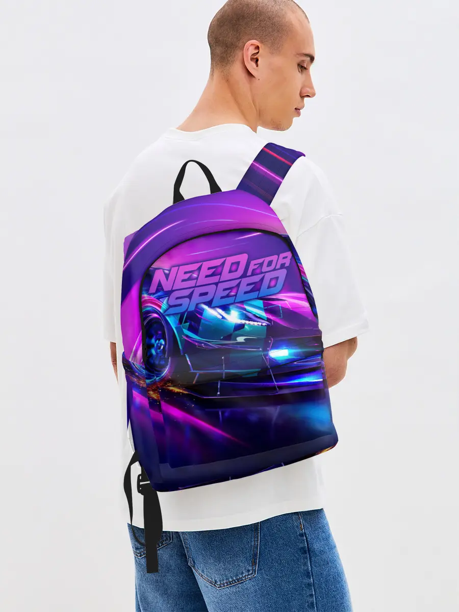 Рюкзак джинсовый / Need for Speed