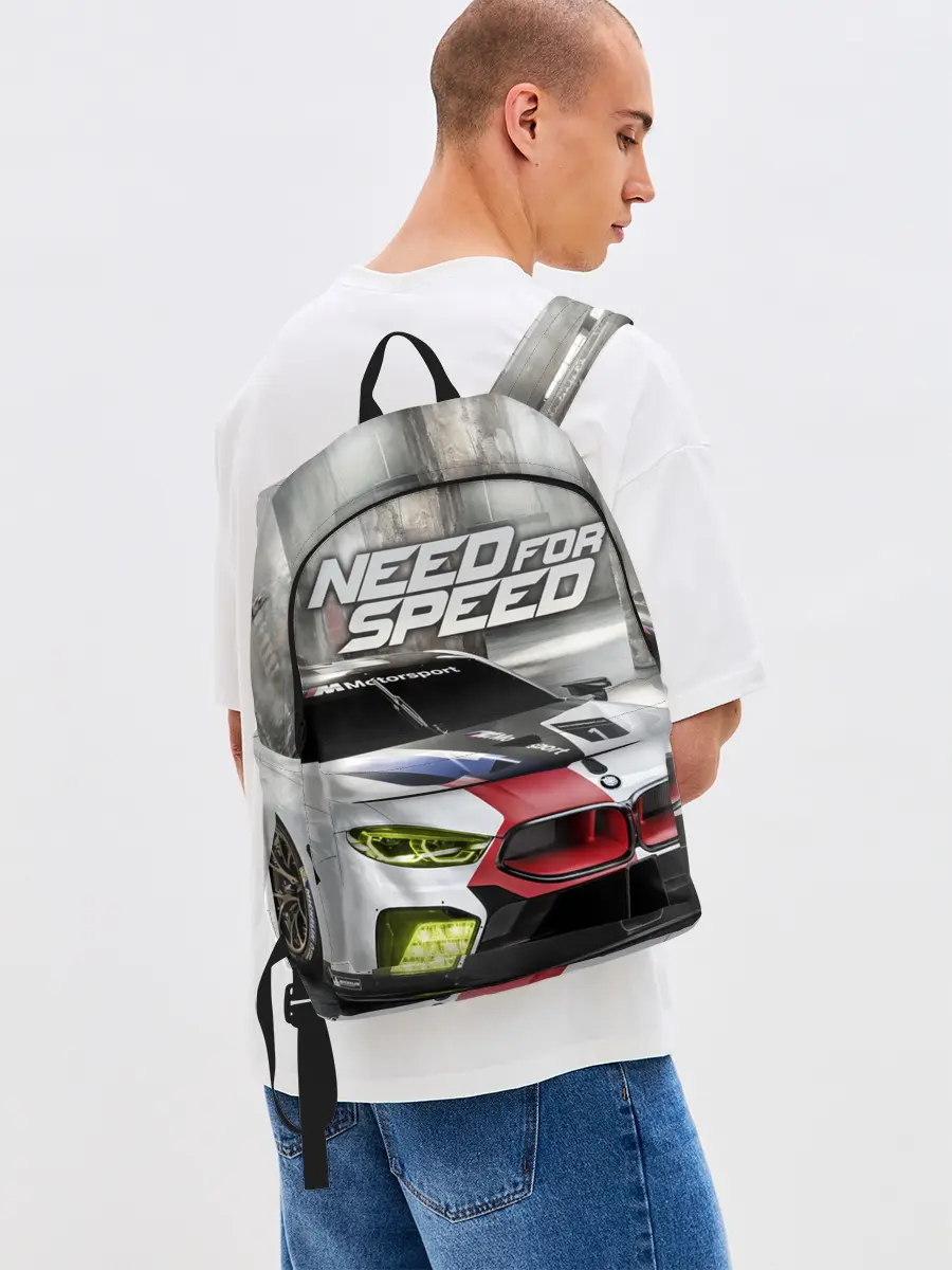 Рюкзак джинсовый / Need for Speed