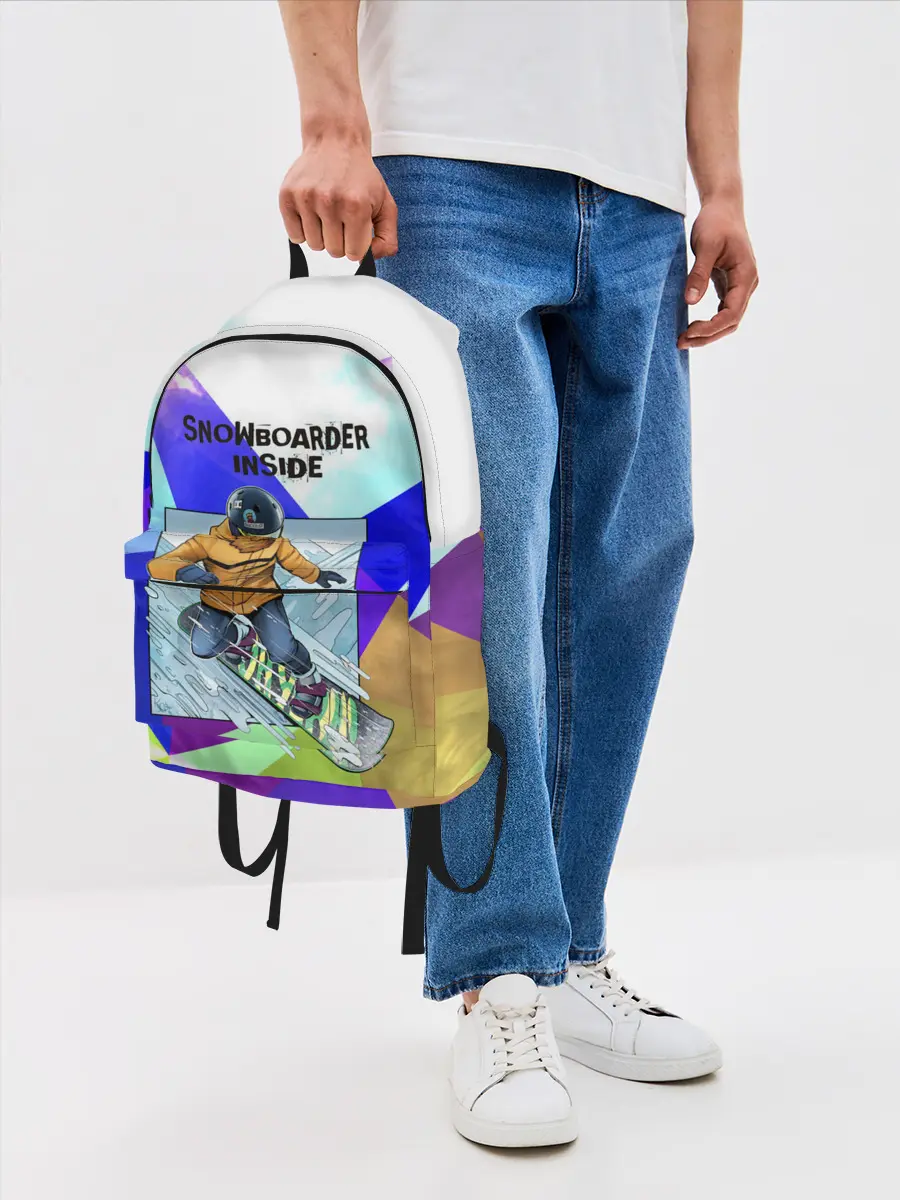 Рюкзак джинсовый / Сноуборд