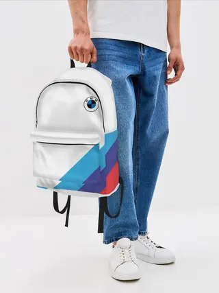 Рюкзак джинсовый / BMW NEW LOGO