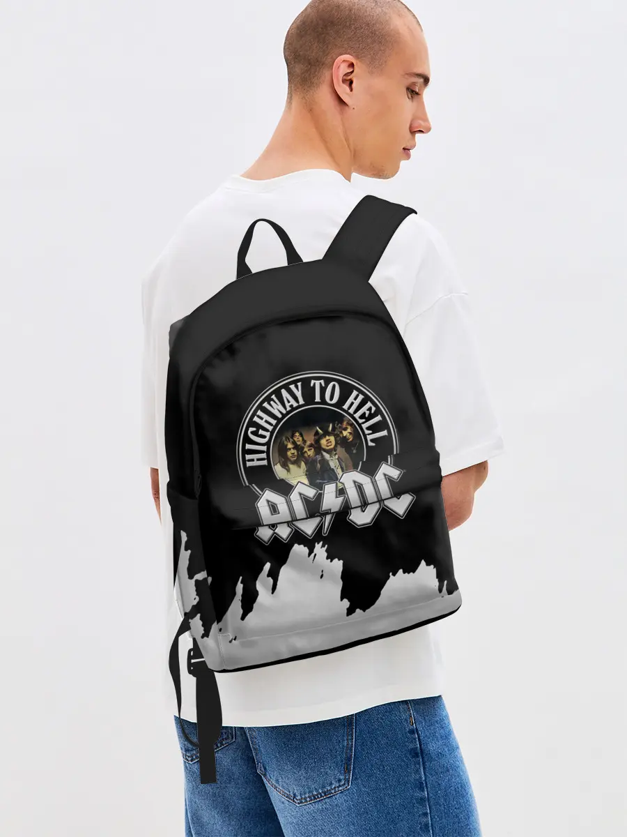 Рюкзак джинсовый / AC/DC
