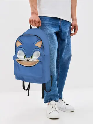 Рюкзак джинсовый / SONIC.