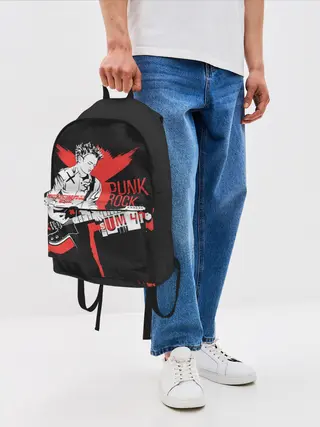 Рюкзак джинсовый / Punk-rock