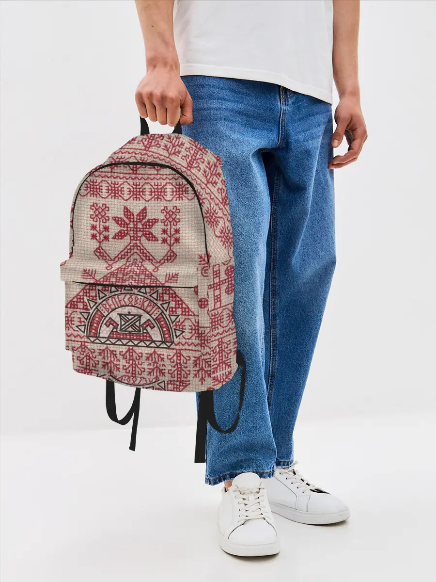 Рюкзак джинсовый / Макошь Богиня Судьбы