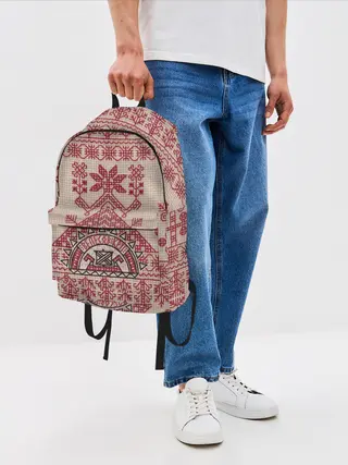 Рюкзак джинсовый / Макошь Богиня Судьбы