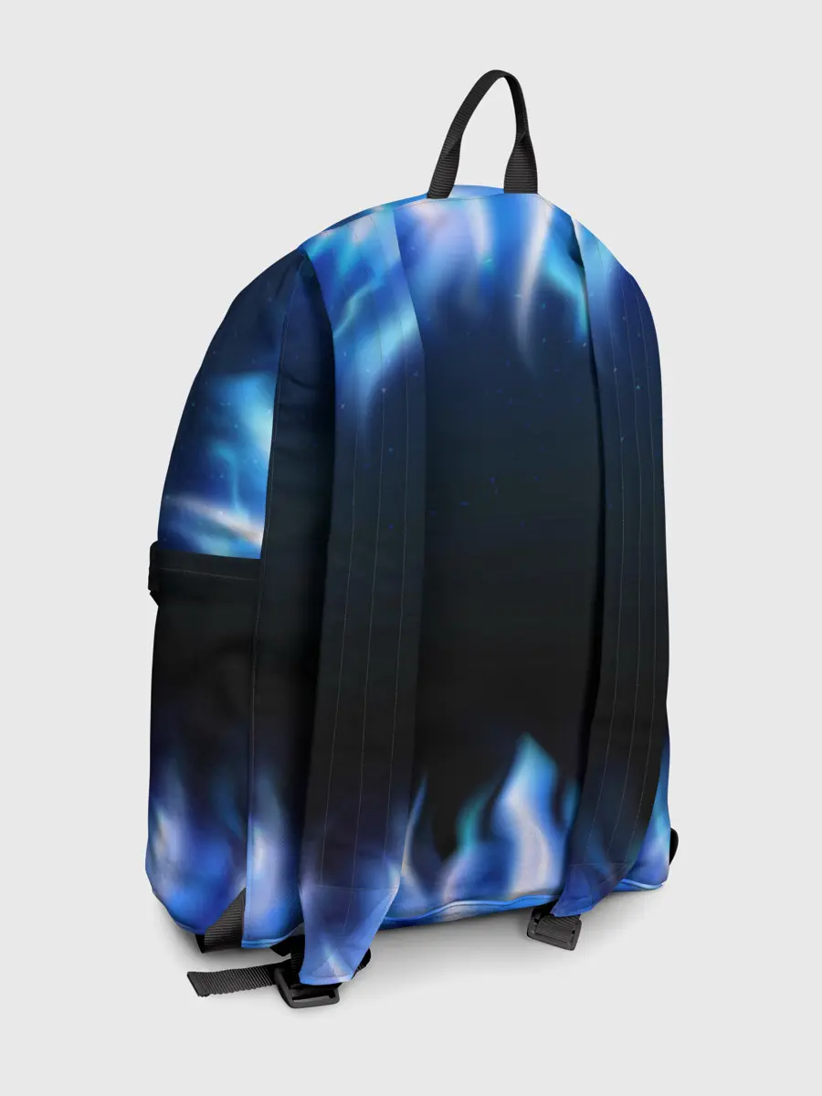 Рюкзак джинсовый / Синий Огонь