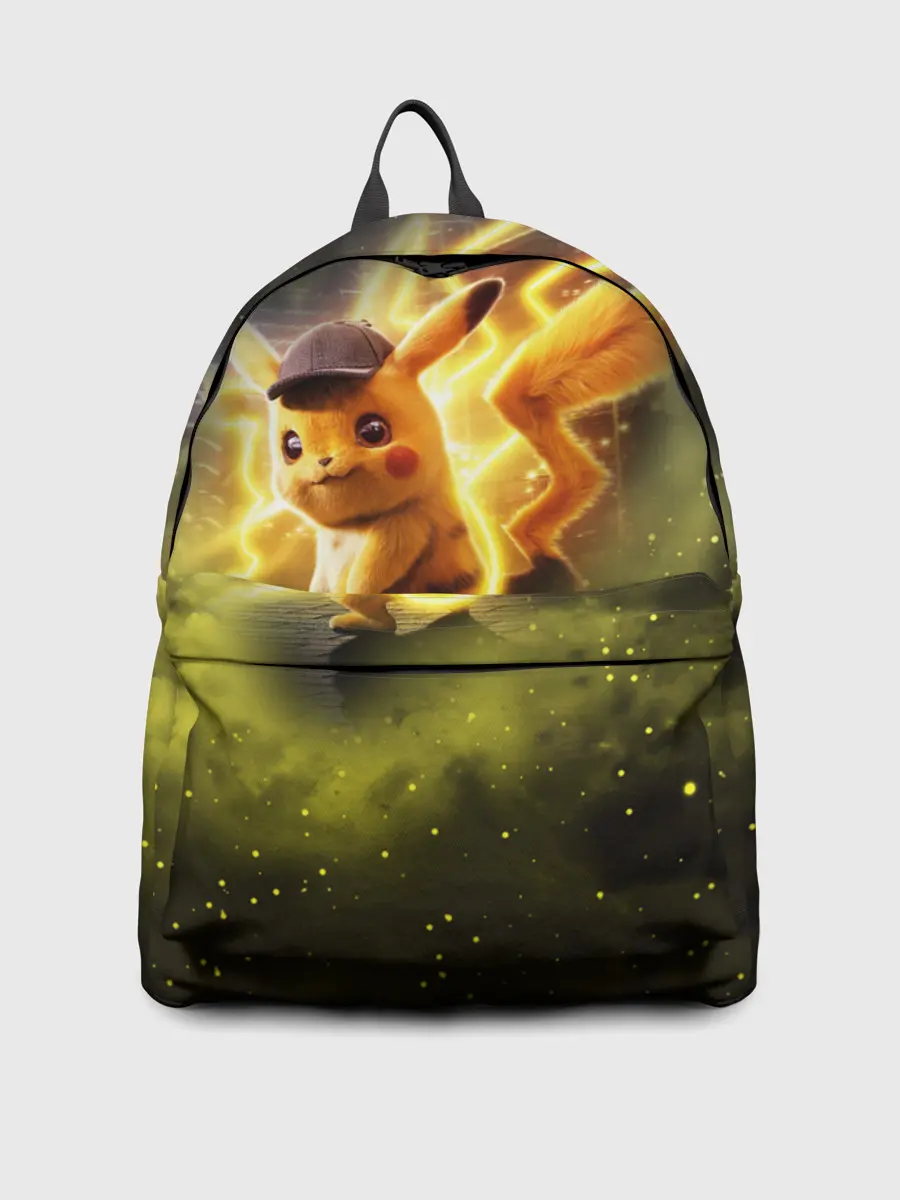 Рюкзак джинсовый / Детектив Пикачу