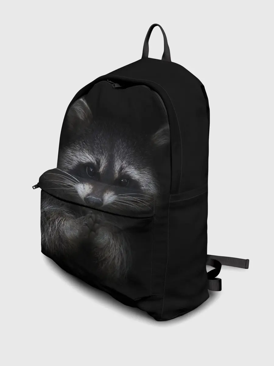 Рюкзак джинсовый / Енот