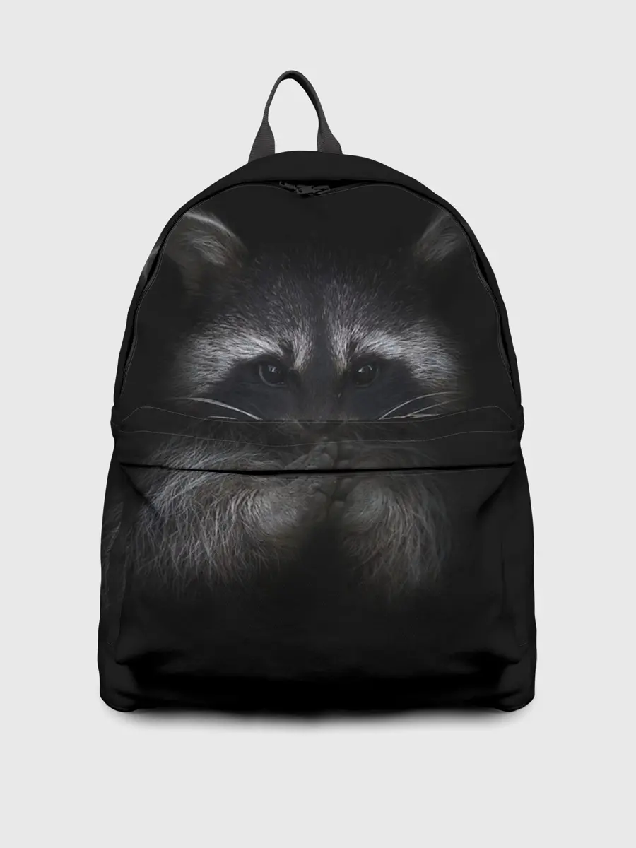 Рюкзак джинсовый / Енот