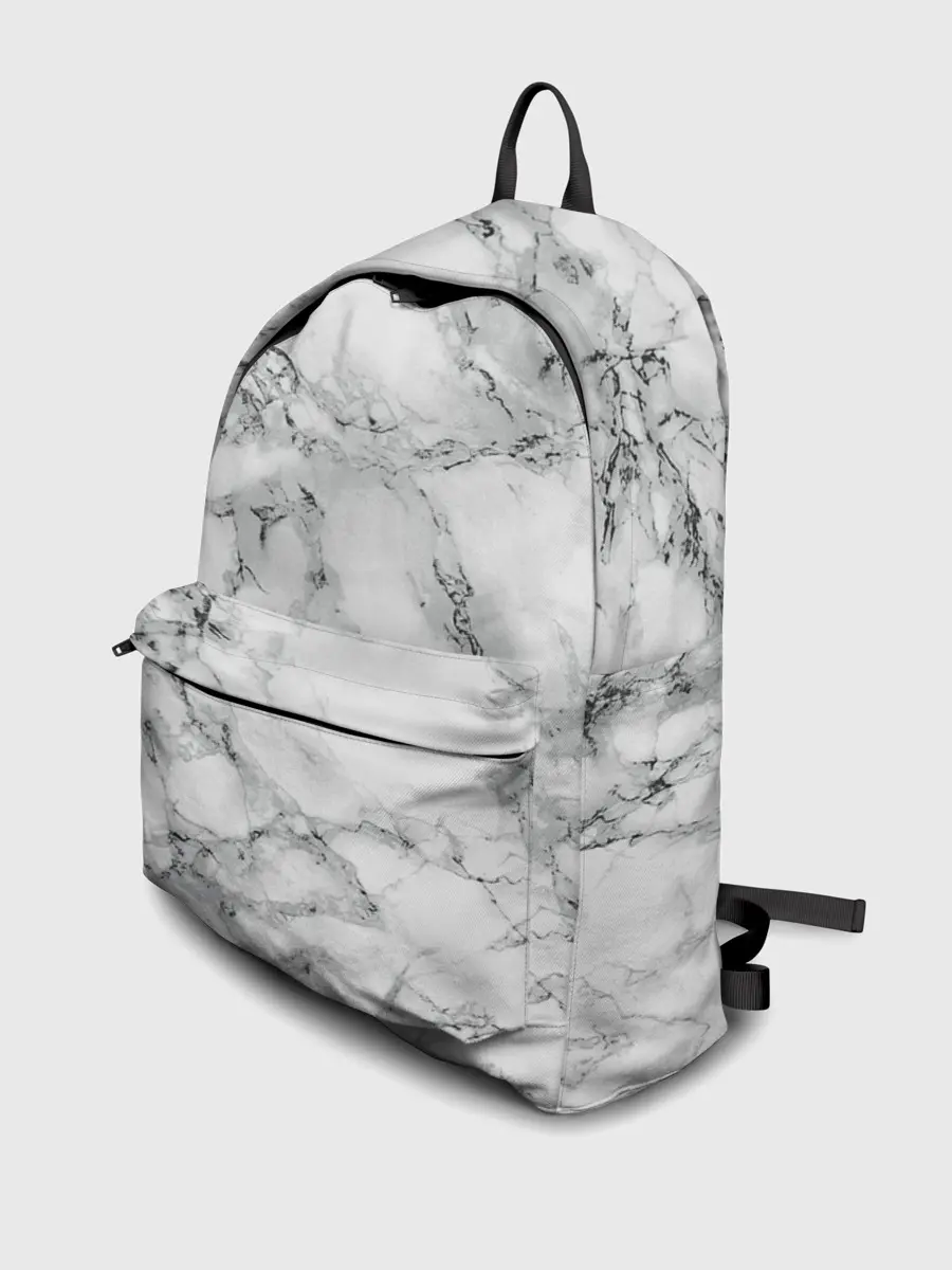 Рюкзак джинсовый / Мрамор