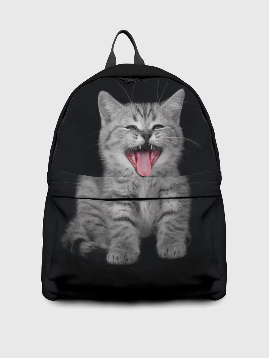 Рюкзак джинсовый / Котенок