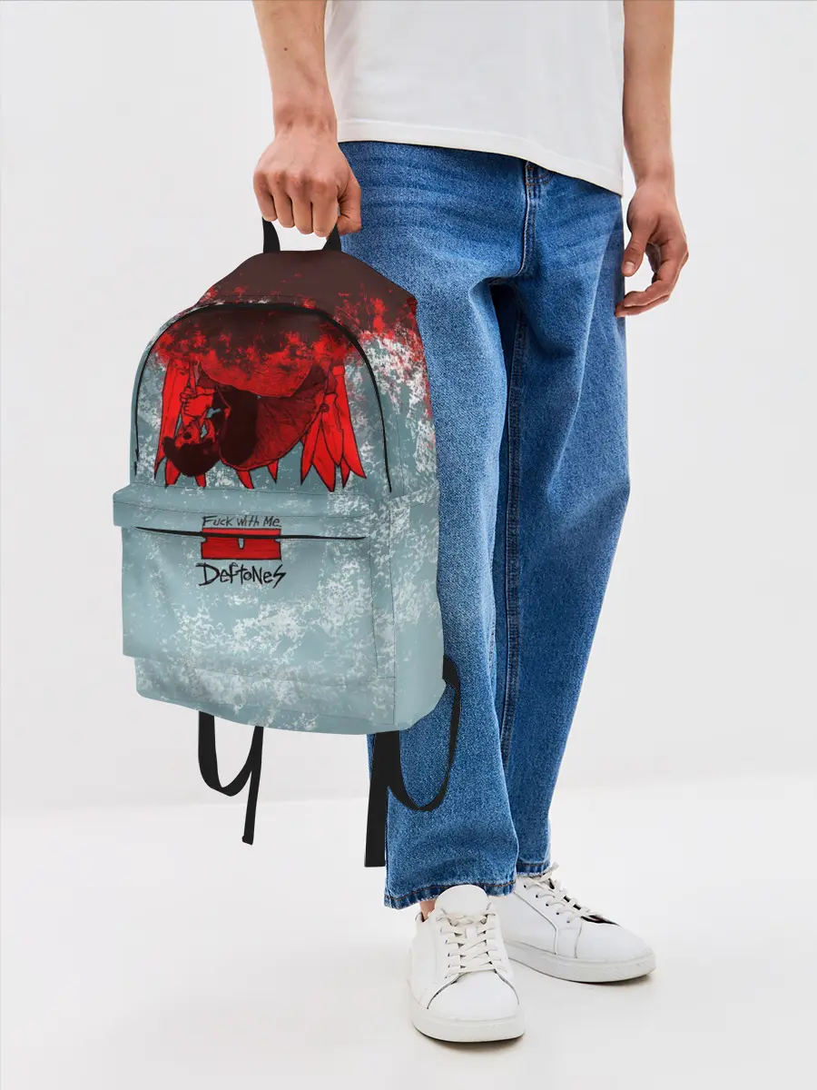 Рюкзак джинсовый / Deftones F*ck with me
