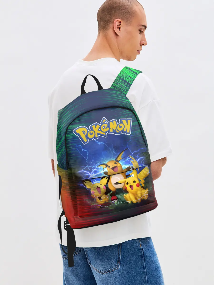 Рюкзак джинсовый / Pikachu