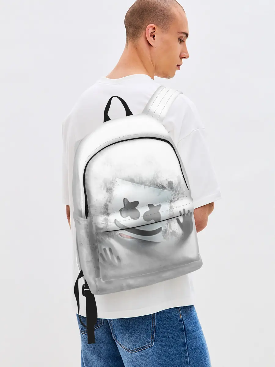 Рюкзак джинсовый / Marshmello