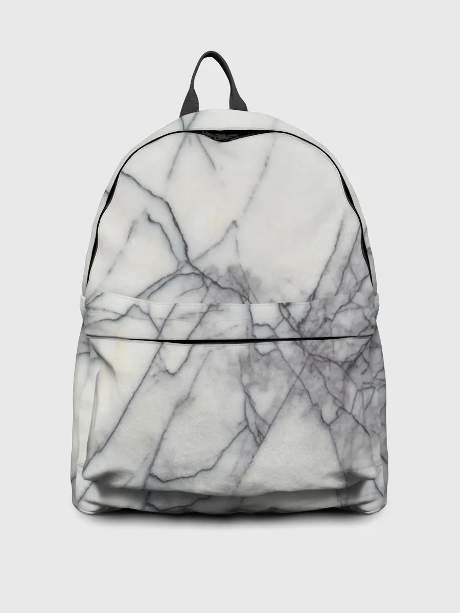 Рюкзак джинсовый / Мрамор