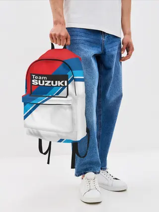 Рюкзак джинсовый / SUZUKI MOTO SPORT | СУЗУКИ МОТО СПОРТ