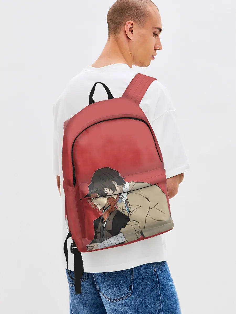 Рюкзак джинсовый / Дазай и Чуя