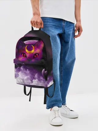 Рюкзак джинсовый / КОСМОС КИСЫ