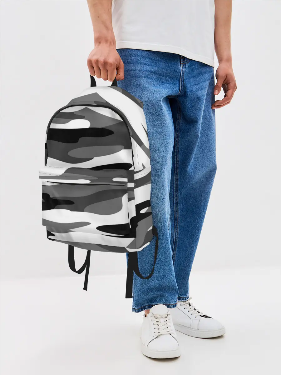 Рюкзак джинсовый / Камуфляж Sabaton без лого