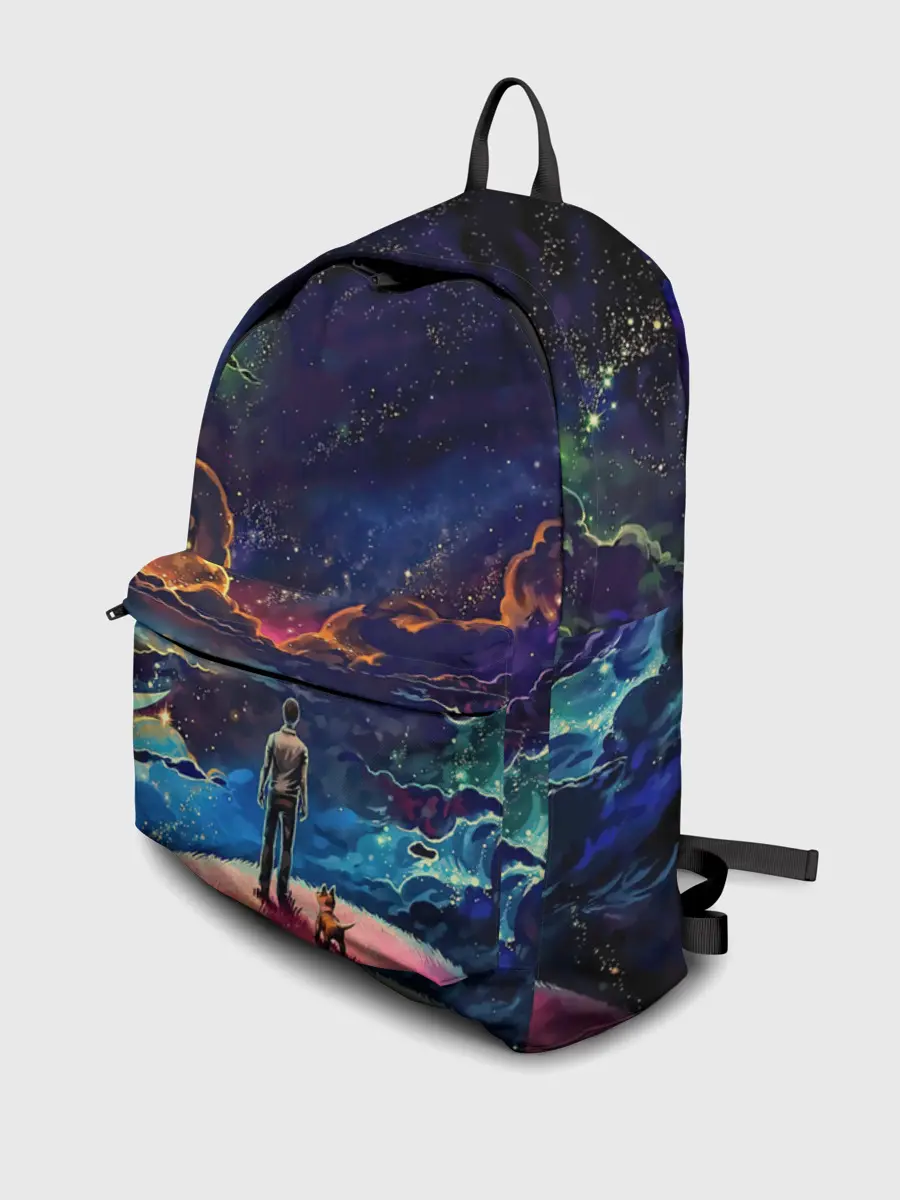 Рюкзак джинсовый / Космос