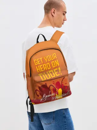 Рюкзак джинсовый / Get your hero on DUDE