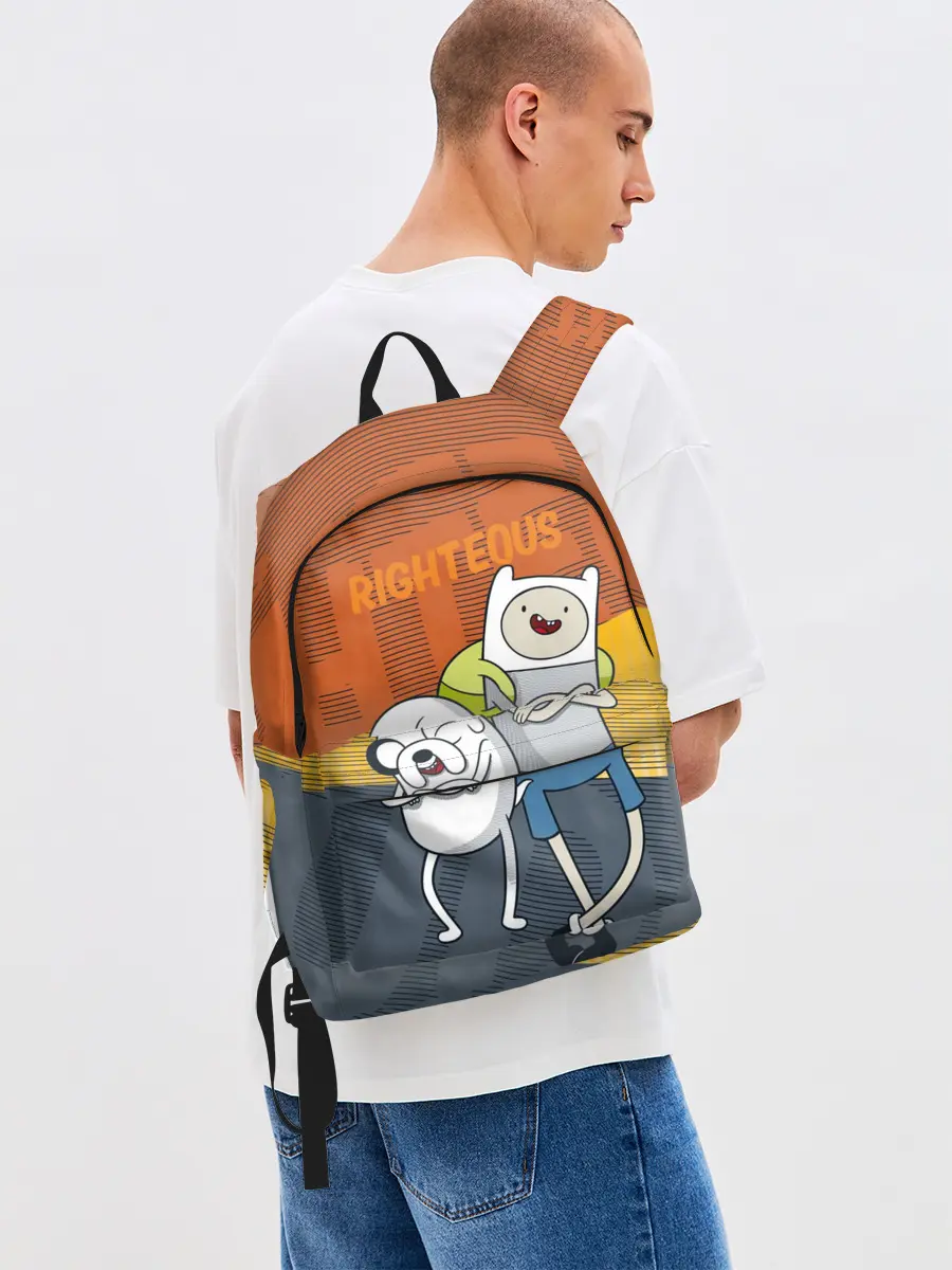 Рюкзак джинсовый / Финн и Джейк