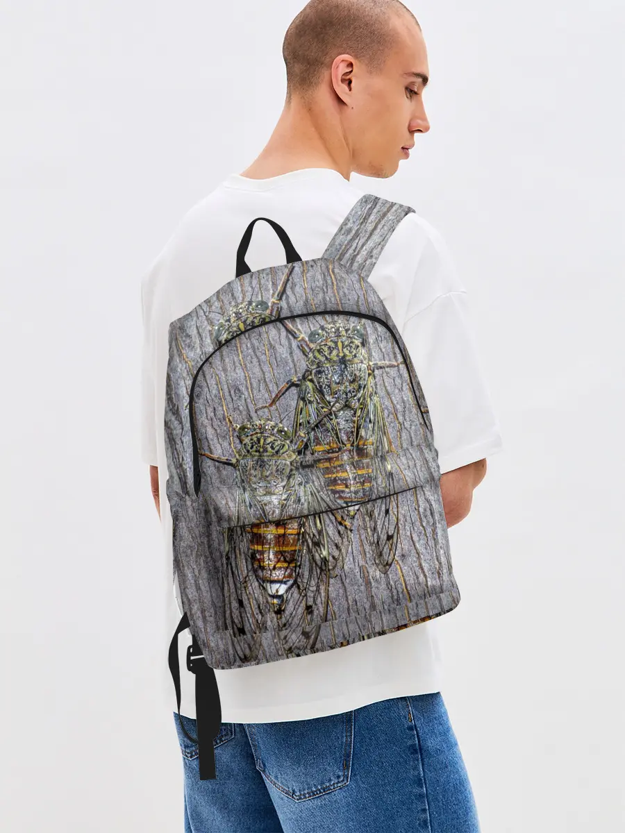 Рюкзак джинсовый / Цикады