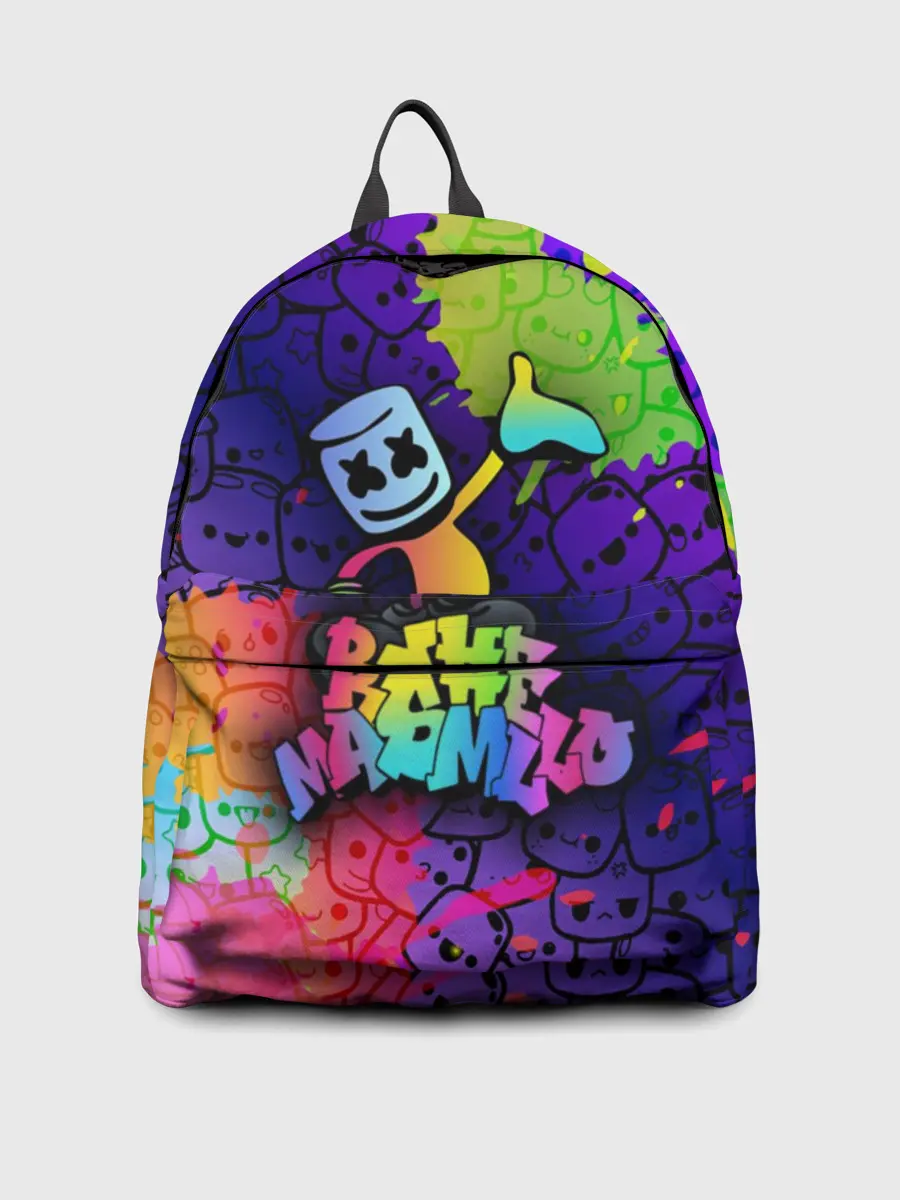 Рюкзак джинсовый / Marshmello