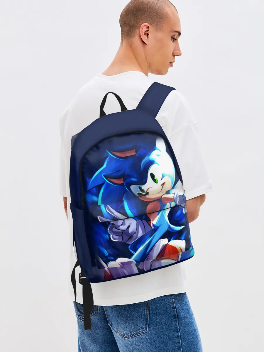 Рюкзак джинсовый / Sonic