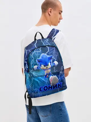 Рюкзак джинсовый / SONIC