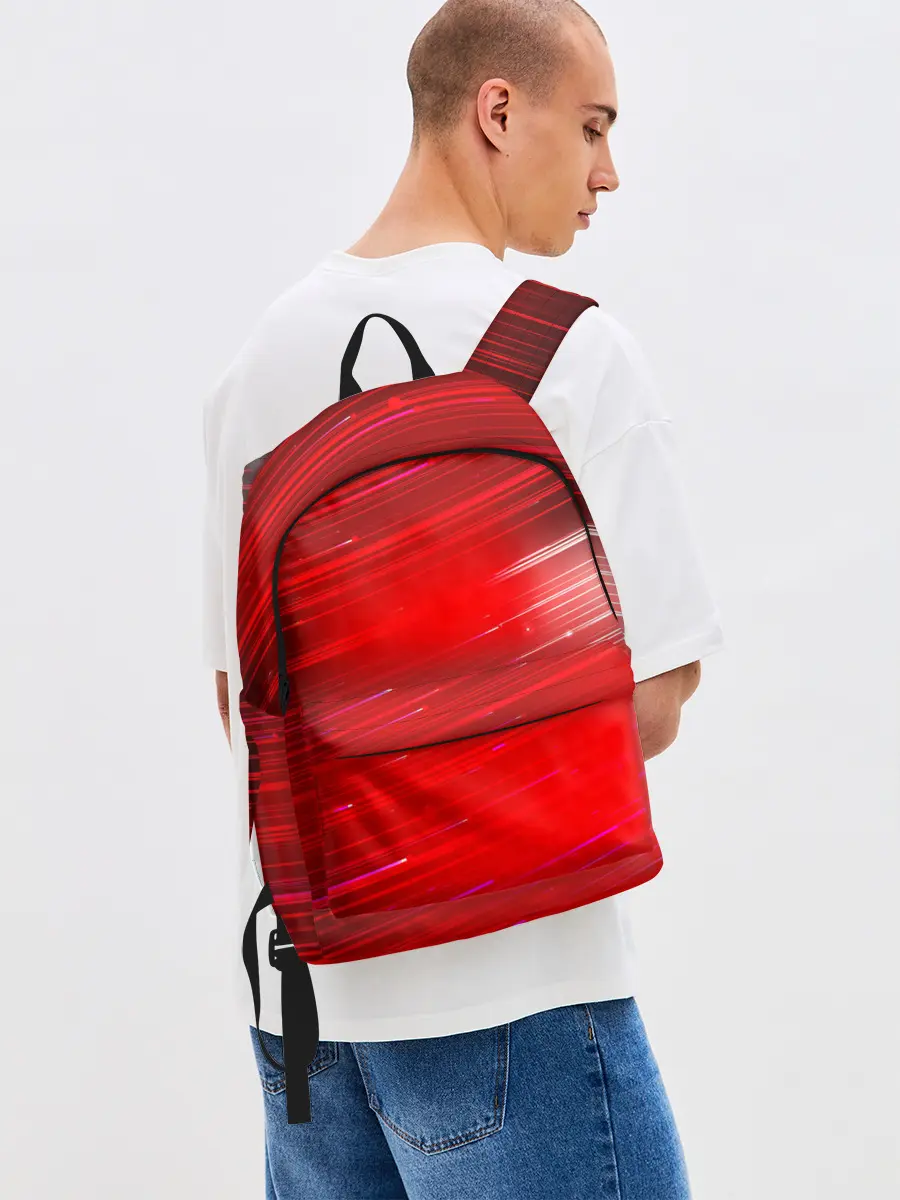 Рюкзак джинсовый / Красный свет