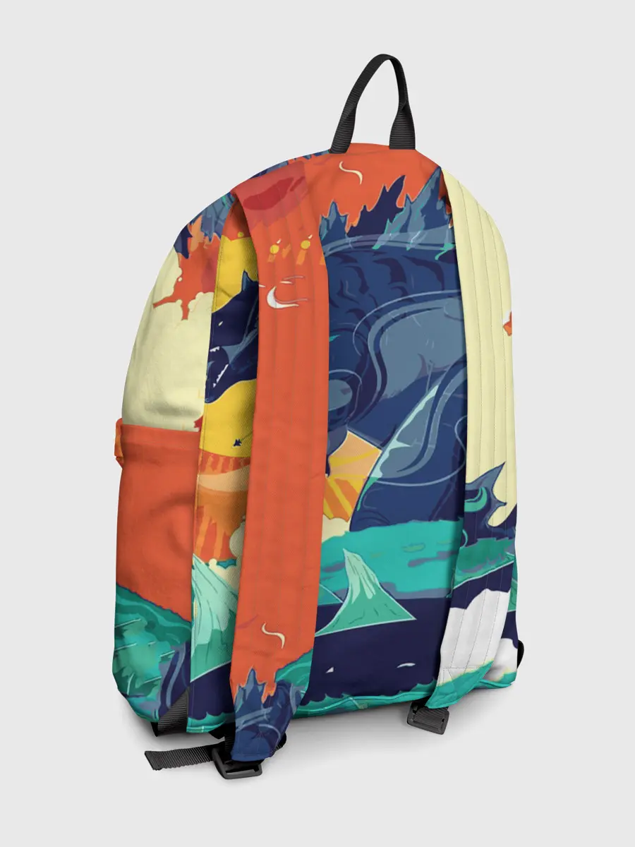 Рюкзак джинсовый / Eminem и Juice WRLD