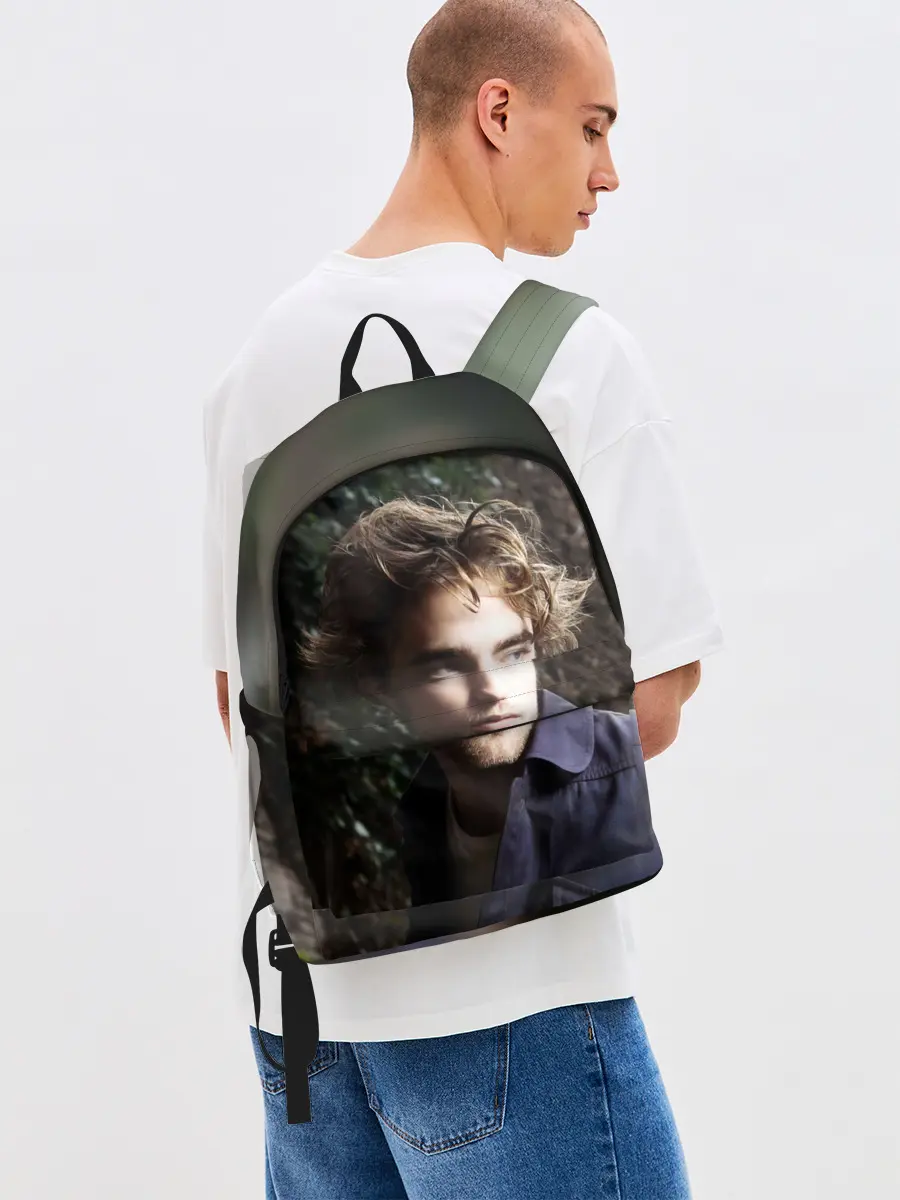 Рюкзак джинсовый / Роберт Паттинсон