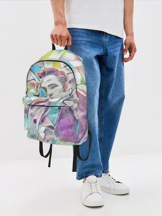 Рюкзак джинсовый / РОБЕРТ ПАТТИНСОН