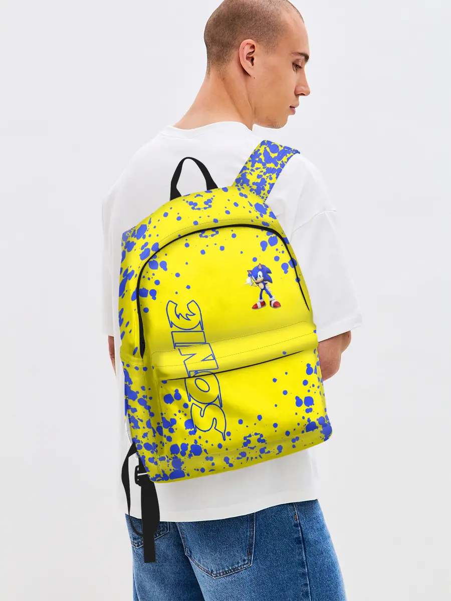 Рюкзак джинсовый / Sonic.