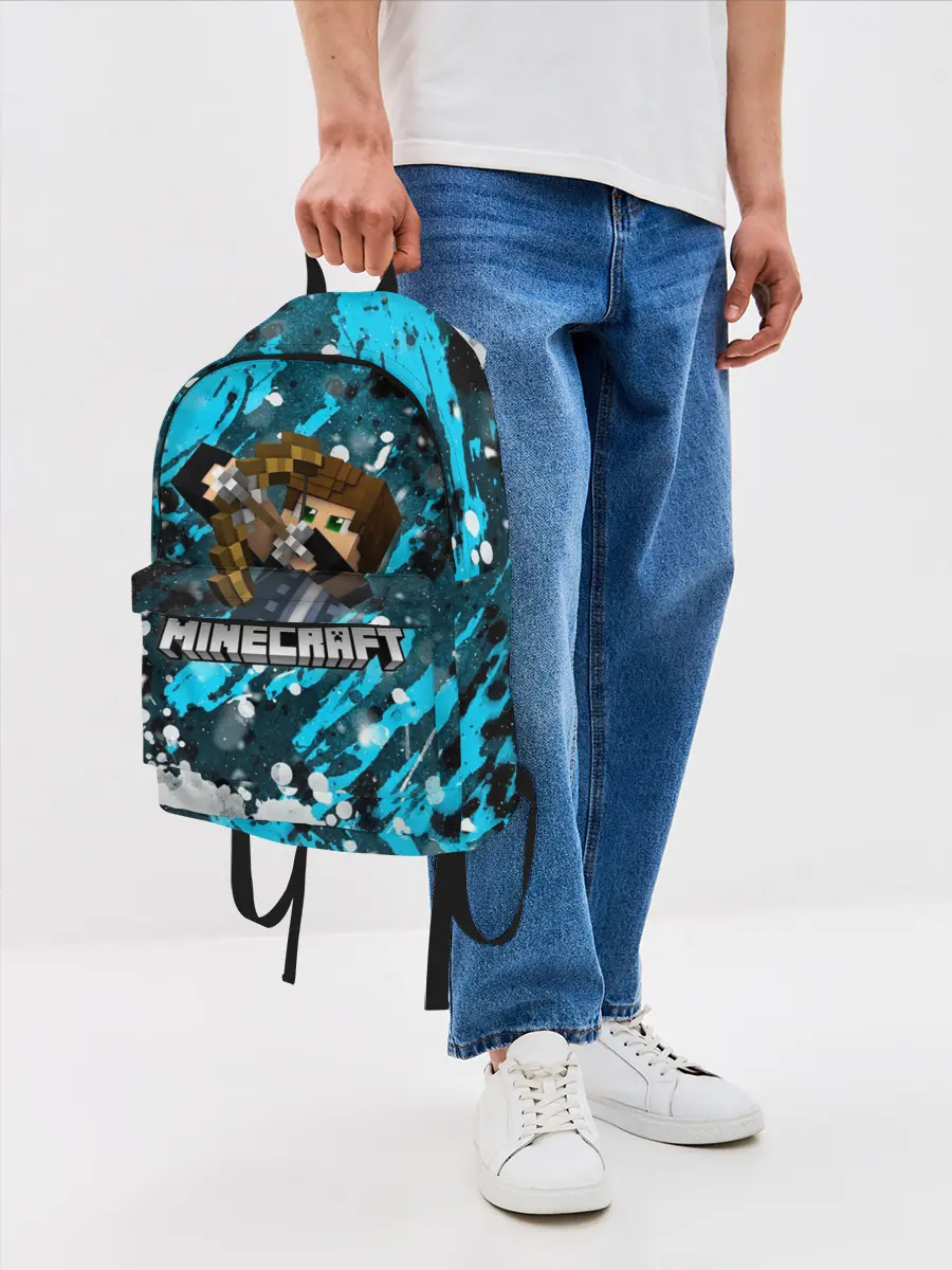 Рюкзак джинсовый / Minecraft / Майнкрафт