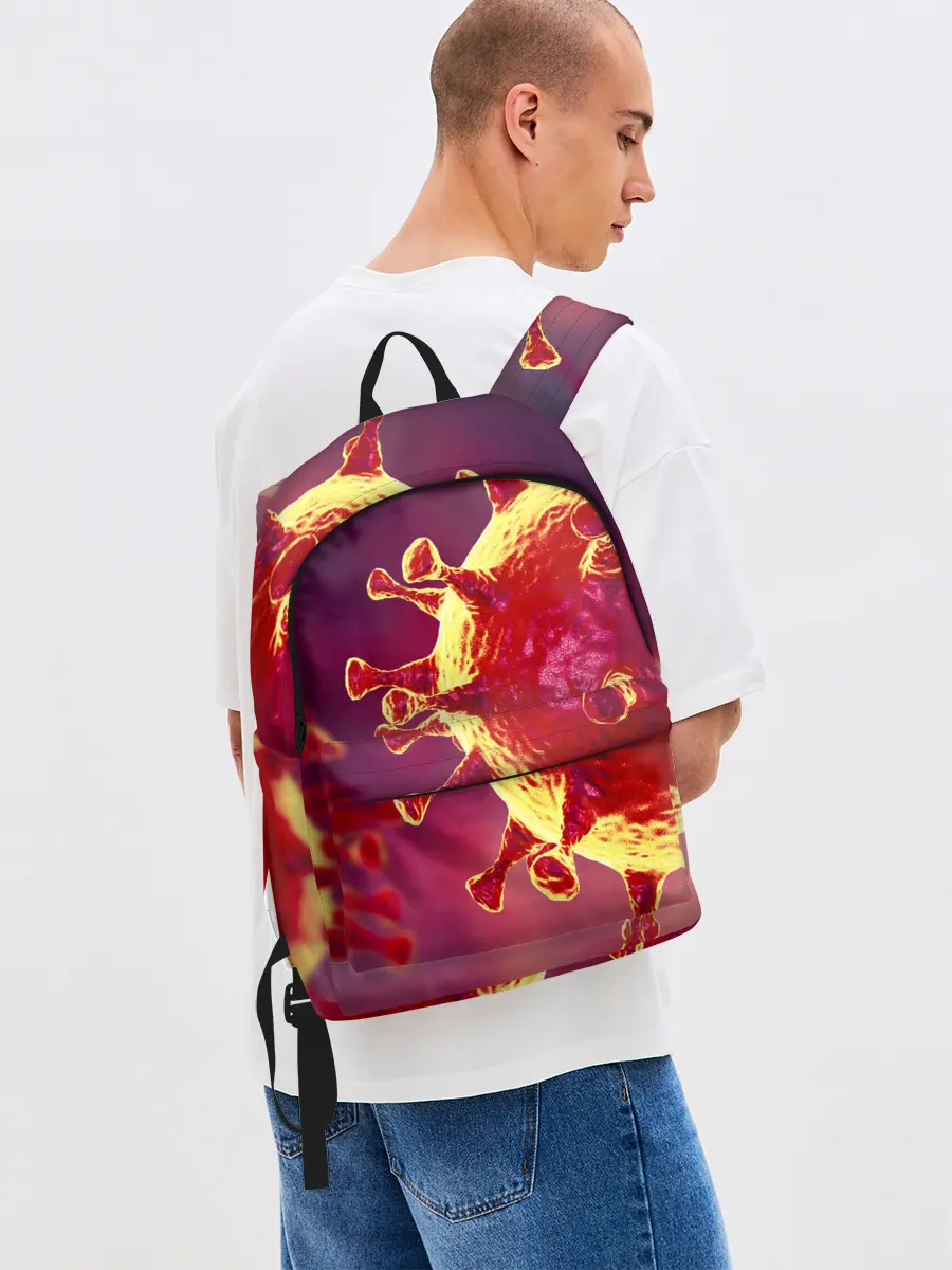 Рюкзак джинсовый / Коронавирус