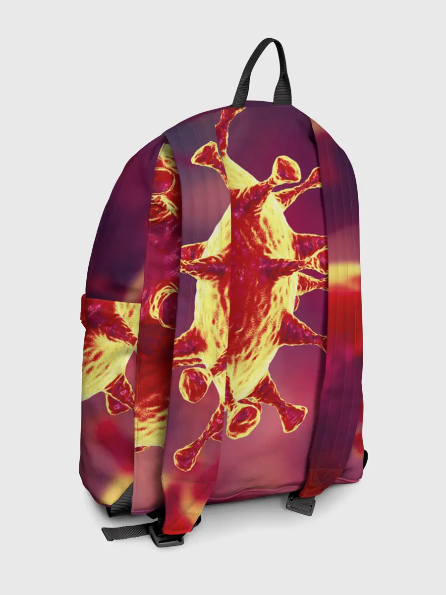 Рюкзак джинсовый / Коронавирус