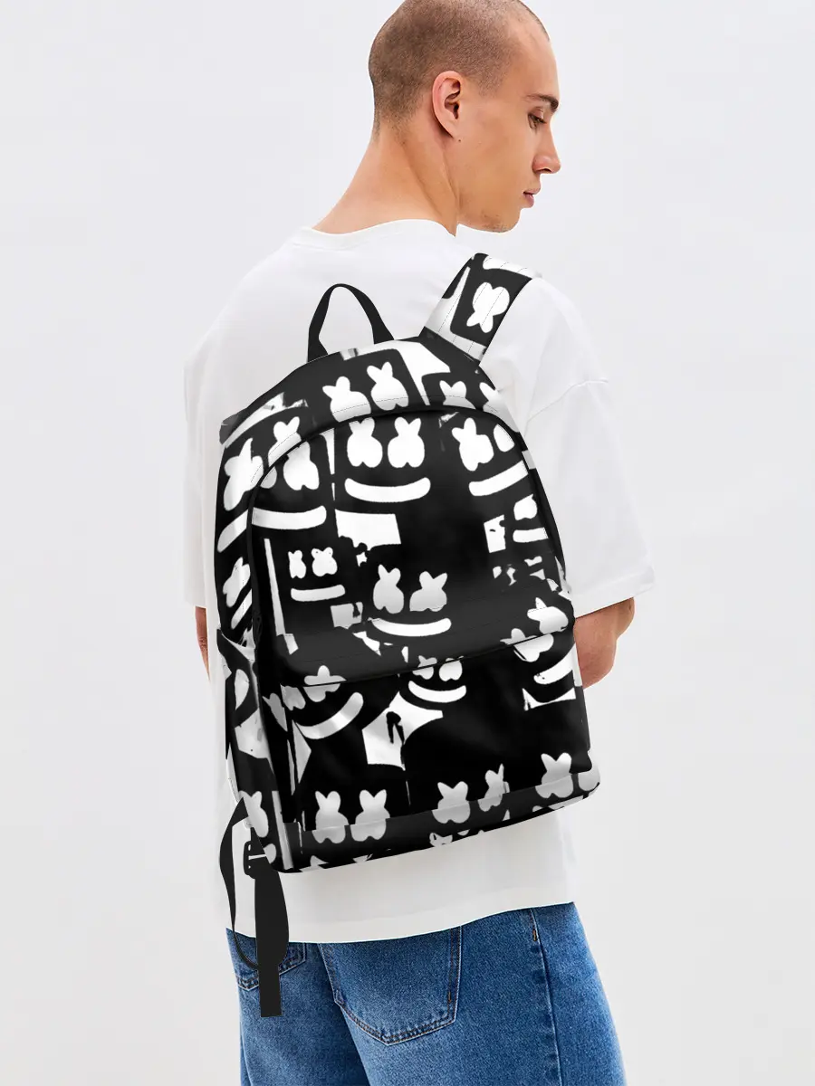 Рюкзак джинсовый / Marshmello