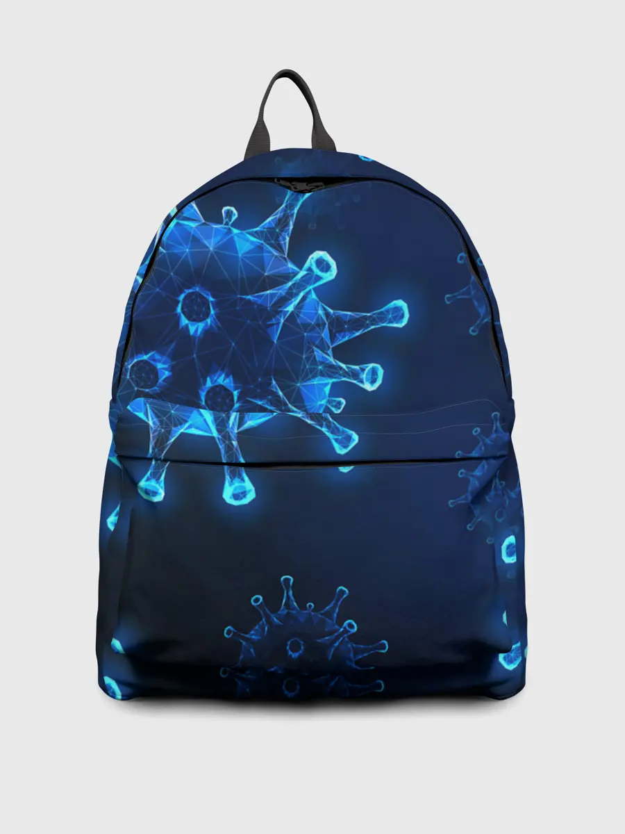 Рюкзак джинсовый / Коронавирус